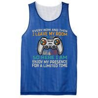 Gaming Quote Every Now And Then I Leave My Room Mesh Reversible Basketball Jersey Tank