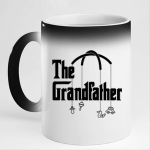 Grandfather Quote Funny Design For Grandpas 11oz Black Color Changing Mug