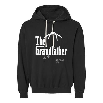 Grandfather Quote Funny Design For Grandpas Garment-Dyed Fleece Hoodie