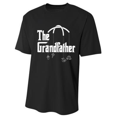 Grandfather Quote Funny Design For Grandpas Performance Sprint T-Shirt