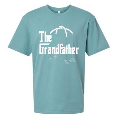 Grandfather Quote Funny Design For Grandpas Sueded Cloud Jersey T-Shirt