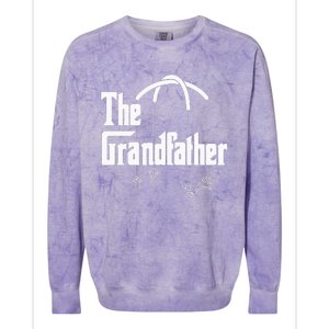 Grandfather Quote Funny Design For Grandpas Colorblast Crewneck Sweatshirt