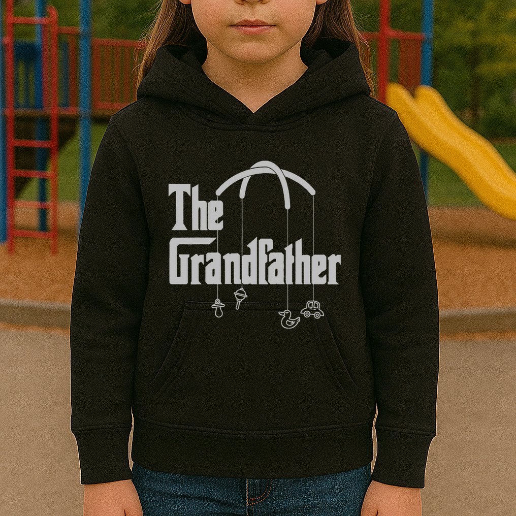 Grandfather Quote Funny Design For Grandpas Kids Hoodie
