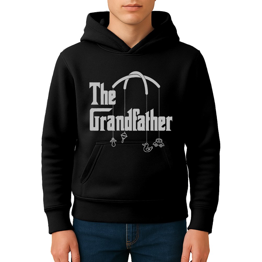 Grandfather Quote Funny Design For Grandpas Kids Hoodie