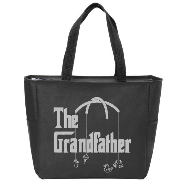 Grandfather Quote Funny Design For Grandpas Zip Tote Bag