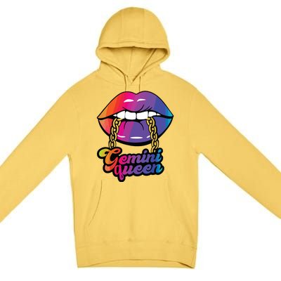 Gemini Queen Funny Premium Pullover Hoodie