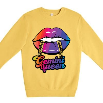 Gemini Queen Funny Premium Crewneck Sweatshirt