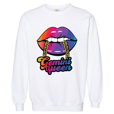 Gemini Queen Funny Garment-Dyed Sweatshirt