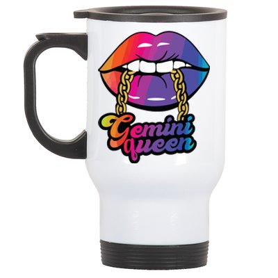 Gemini Queen Funny Stainless Steel Travel Mug