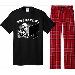 Gaming Quote Halloween Skeleton Gamers Respawn Gift Pajama Set