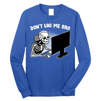 Gaming Quote Halloween Skeleton Gamers Respawn Gift Long Sleeve Shirt