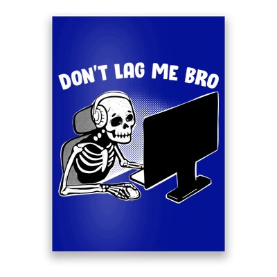 Gaming Quote Halloween Skeleton Gamers Respawn Gift Poster