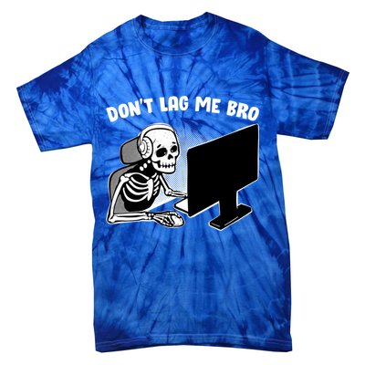 Gaming Quote Halloween Skeleton Gamers Respawn Gift Tie-Dye T-Shirt