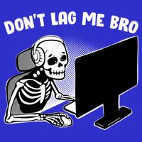 Gaming Quote Halloween Skeleton Gamers Respawn Gift Women's V-Neck T-Shirt