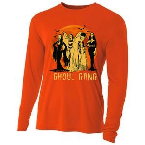 Goth Queens Halloween Ghoul Gang Horror Bride Frankenstein Cooling Performance Long Sleeve Crew