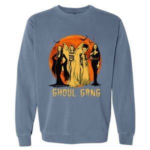 Goth Queens Halloween Ghoul Gang Horror Bride Frankenstein Garment-Dyed Sweatshirt