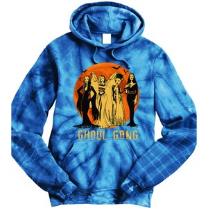 Goth Queens Halloween Ghoul Gang Horror Bride Frankenstein Tie Dye Hoodie