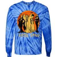 Goth Queens Halloween Ghoul Gang Horror Bride Frankenstein Tie-Dye Long Sleeve Shirt