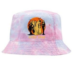 Goth Queens Halloween Ghoul Gang Horror Bride Frankenstein Tie-Dyed Bucket Hat