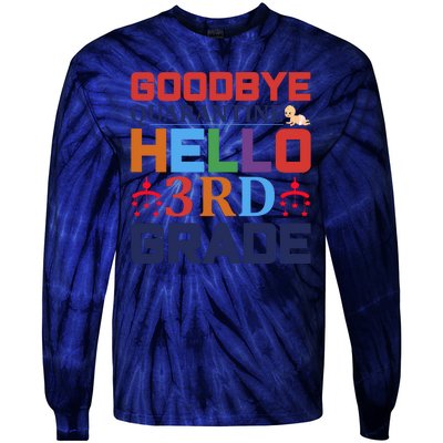 Goodbye Quarantine Hello 3rd Grade Tie-Dye Long Sleeve Shirt