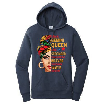 Gemini Queen I Am Stronger Birthday Gift For Gemini Zodiac Women's Pullover Hoodie