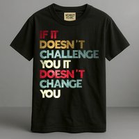 Gym Quote If It DoesnT Challenge You Fitness Motivation Garment-Dyed Heavyweight T-Shirt