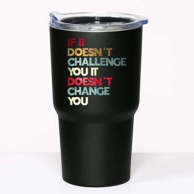 Gym Quote If It DoesnT Challenge You Fitness Motivation Tumbler