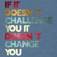 Gym Quote If It DoesnT Challenge You Fitness Motivation Garment-Dyed Sweatshirt