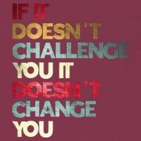 Gym Quote If It DoesnT Challenge You Fitness Motivation 16oz Travel Tumbler