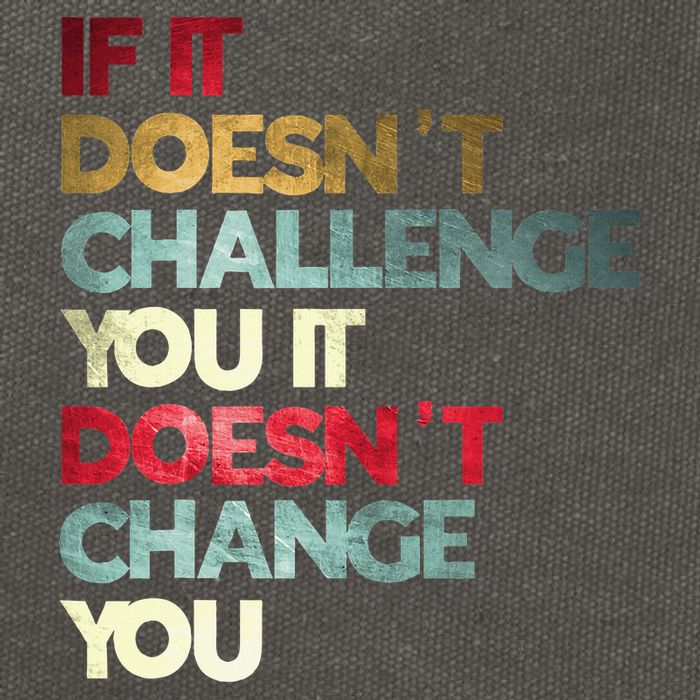 Gym Quote If It DoesnT Challenge You Fitness Motivation Cotton Canvas Backpack