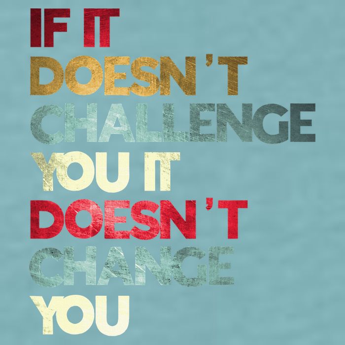 Gym Quote If It DoesnT Challenge You Fitness Motivation Sueded Cloud Jersey T-Shirt
