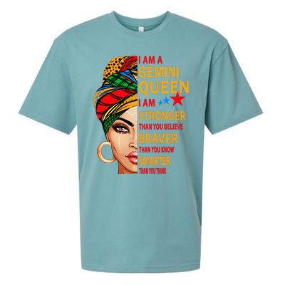 Gemini queen I am stronger birthday gift for Gemini zodiac Sueded Cloud Jersey T-Shirt