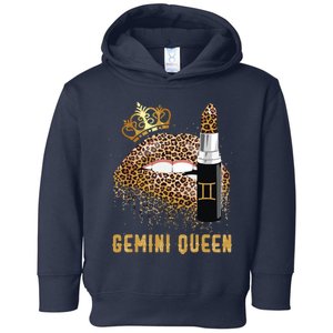 Gemini Queen Leopard Lips Gemini Toddler Hoodie