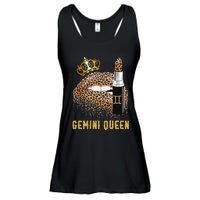 Gemini Queen Leopard Lips Gemini Ladies Essential Flowy Tank