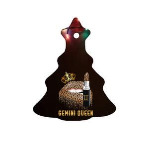 Gemini Queen Leopard Lips Gemini Ceramic Tree Ornament