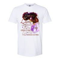 Gemini Queen Sweet As Candy Birthday Gift For Black Women Softstyle CVC T-Shirt