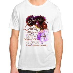 Gemini Queen Sweet As Candy Birthday Gift For Black Women Adult ChromaSoft Performance T-Shirt