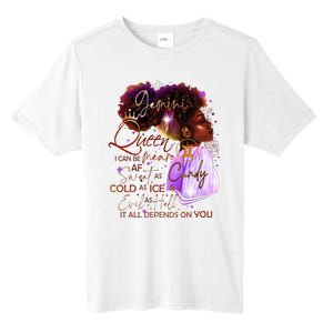 Gemini Queen Sweet As Candy Birthday Gift For Black Women Tall Fusion ChromaSoft Performance T-Shirt