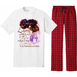 Gemini Queen Sweet As Candy Birthday Gift For Black Women Pajama Set