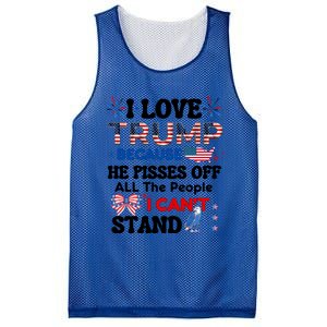 Great Quote Supporters I Love Trump Eagle Bow Tie Map Usa Gift Mesh Reversible Basketball Jersey Tank