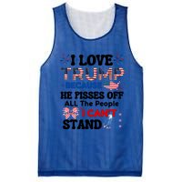 Great Quote Supporters I Love Trump Eagle Bow Tie Map Usa Gift Mesh Reversible Basketball Jersey Tank