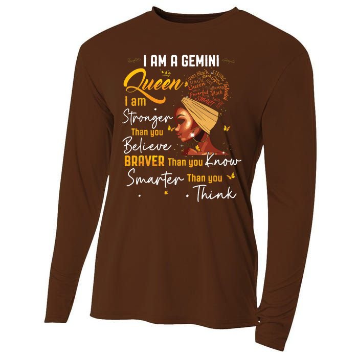 Gemini Queen Sweet As Candy Birthday Gift For Women Cooling Performance Long Sleeve Crew