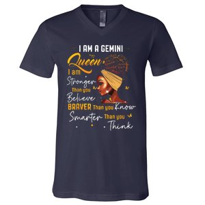 Gemini Queen Sweet As Candy Birthday Gift For Women V-Neck T-Shirt