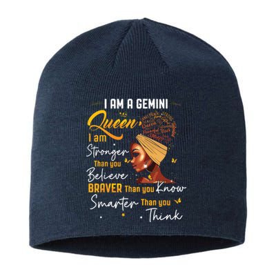 Gemini Queen Sweet As Candy Birthday Gift For Women Sustainable Beanie