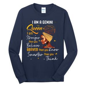 Gemini Queen Sweet As Candy Birthday Gift For Women Tall Long Sleeve T-Shirt