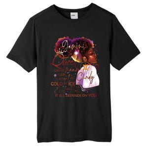 Gemini Queen Sweet As Candy Birthday Gift For Black Women Tall Fusion ChromaSoft Performance T-Shirt