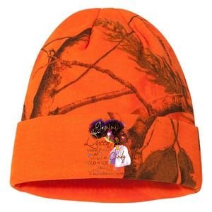 Gemini Queen Sweet As Candy Birthday Gift For Black Women Kati Licensed 12" Camo Beanie