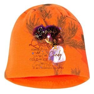 Gemini Queen Sweet As Candy Birthday Gift For Black Women Kati - Camo Knit Beanie