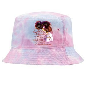 Gemini Queen Sweet As Candy Birthday Gift For Black Women Tie-Dyed Bucket Hat