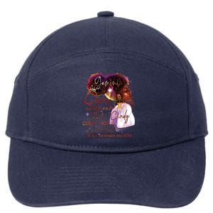 Gemini Queen Sweet As Candy Birthday Gift For Black Women 7-Panel Snapback Hat